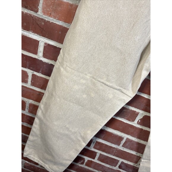 Vintage 90s Levis 550 Red Tab Tan Jeans Relaxed Fit USA Made 36W 32L, Real 36x32 - Picture 7 of 9